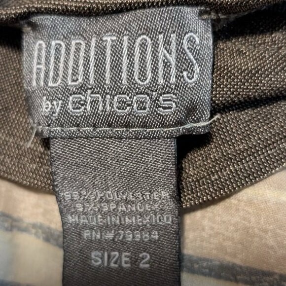 Additions by Chico s Cardigan and Tank Top 3 4 Sleeve in a shiny Hunter Green - Picture 6 of 6